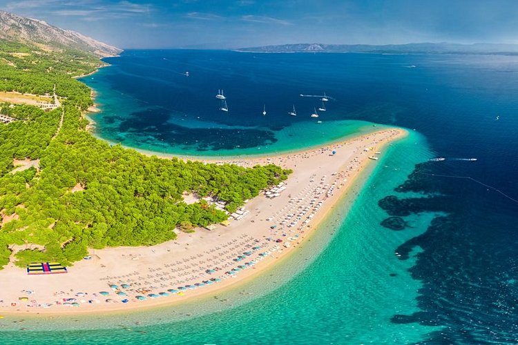 L’île de Brac et la plage de Zlatni Rat