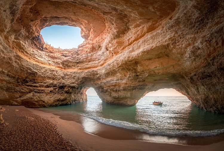 La grotte de Benagil, Portugal