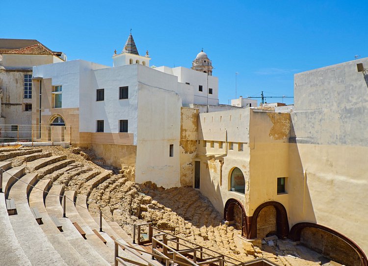 Le théâtre romain et le site archéologique de Cadix