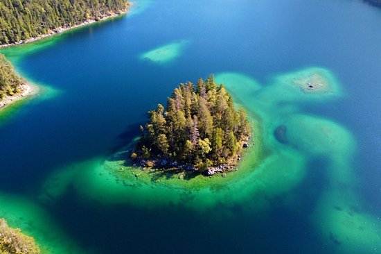 La rando bleu turquoise : l’Eibsee