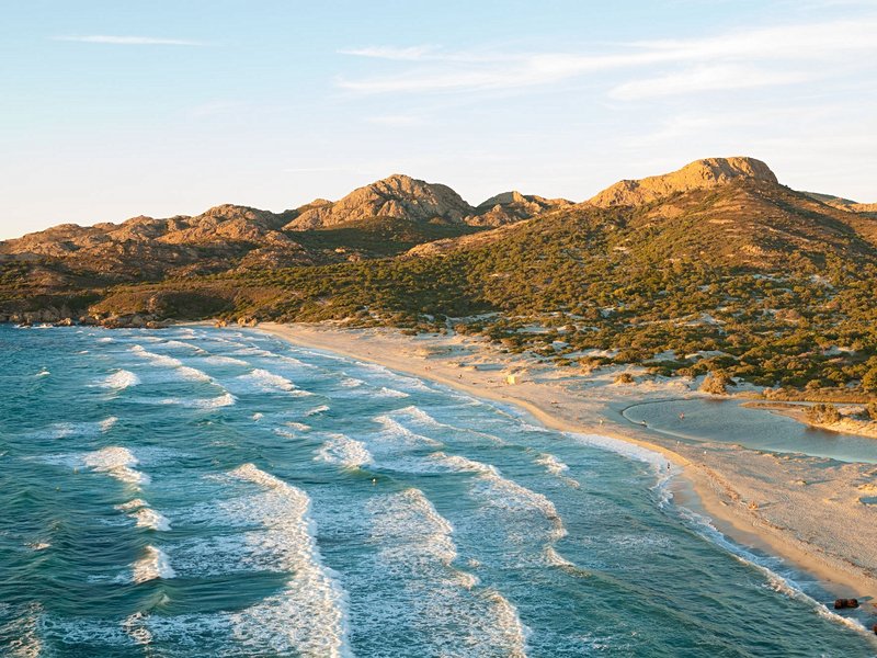 La plage de l’Ostriconi, désert des Agriates