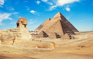 Pyramide et sphynx de Gizeh
