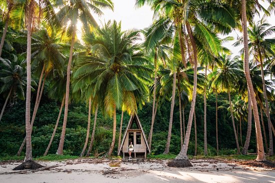 Passer une nuit en cabane sur la plage à Port Barton