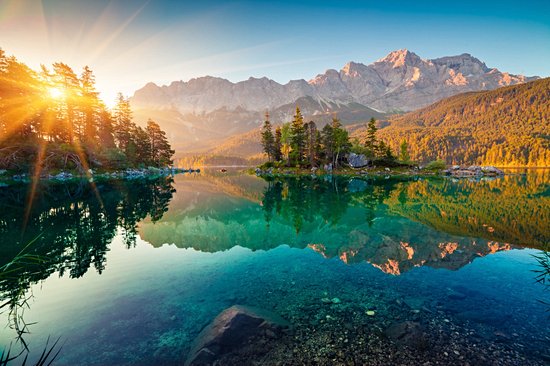 La rando bleu turquoise : l’Eibsee