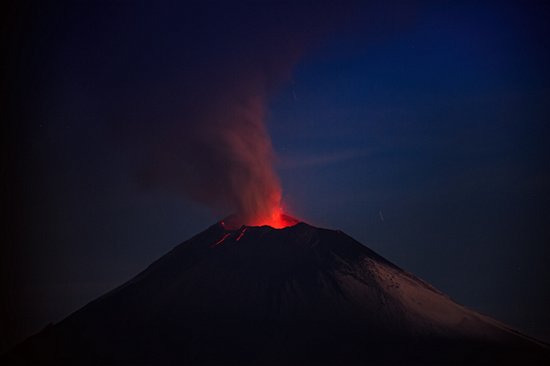 Volcans Popocatépetl et Ixtaccihuatl