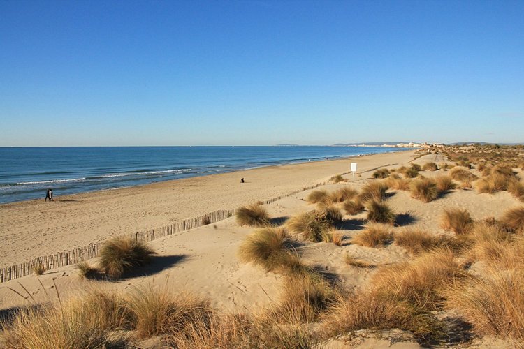 Les plages immenses de Camargue