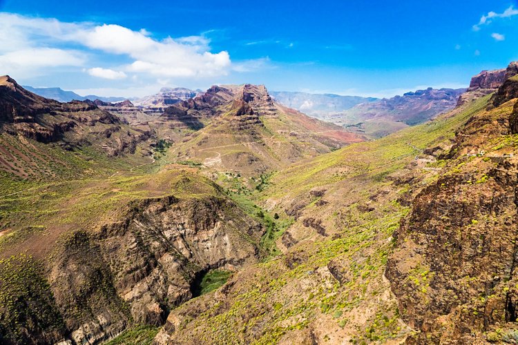 La vallée de Fataga