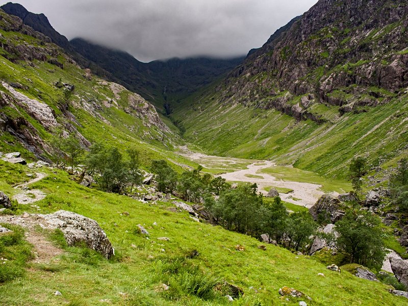 La randonnée secrète d'Hidden Valley, Glencoe