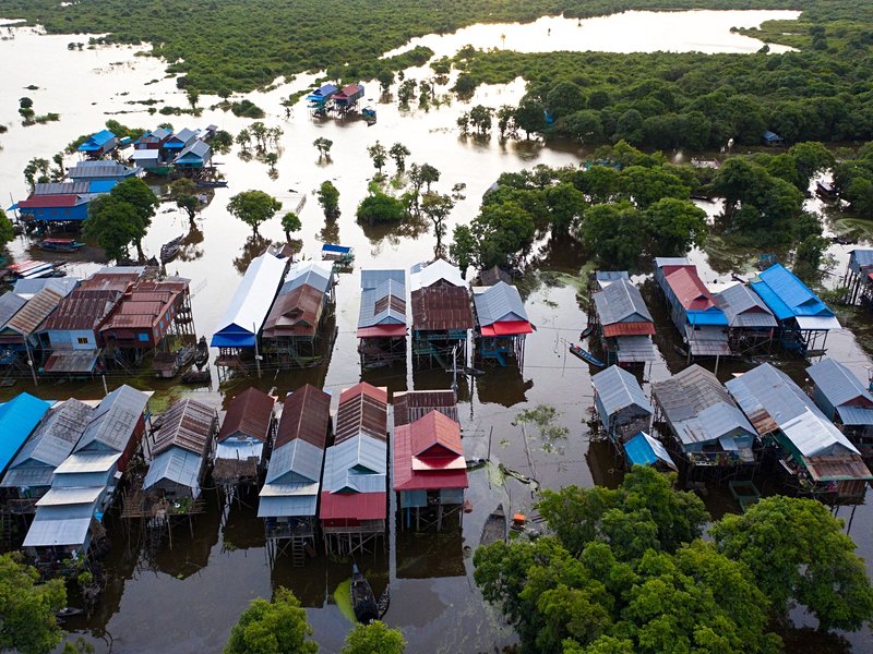 Village flottant de Kampong Phluk