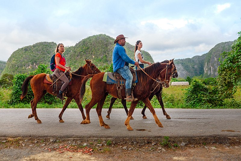 Balade à cheval dans la vallée de Viñales