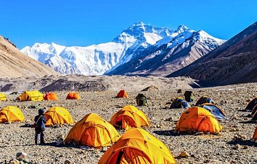 Camp de base de l'Everest