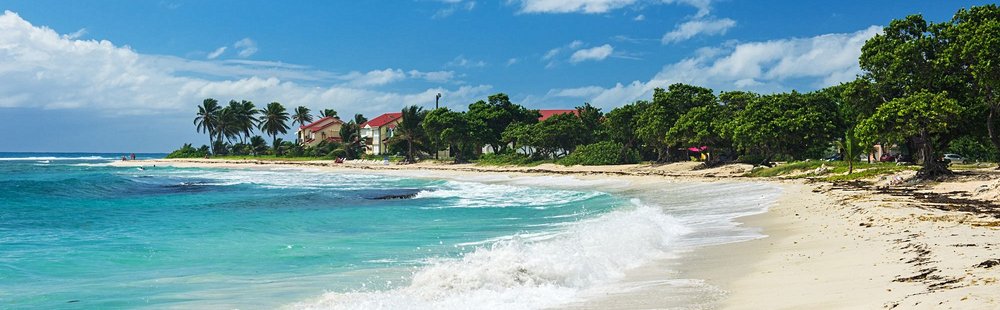 La plage des Raisins Clairs à Saint-François