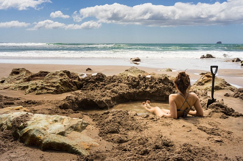 plage Hot Water Beach