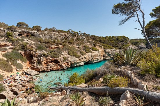 La plage de Caló des Moro