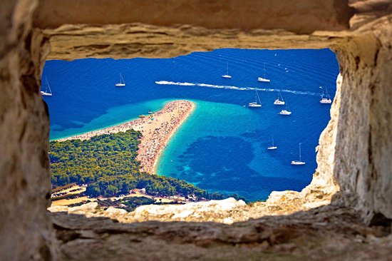 L’île de Brac et la plage de Zlatni Rat