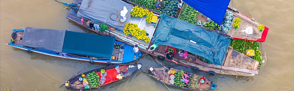 Marché flottant de Cai Rang