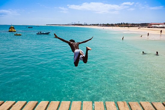 Plage de Santa Maria, île de Sal