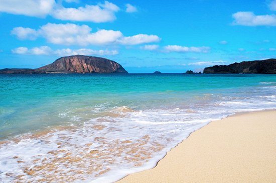La playa de las Conchas à la Graciosa
