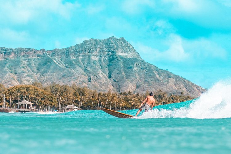 Les vagues de Waikiki