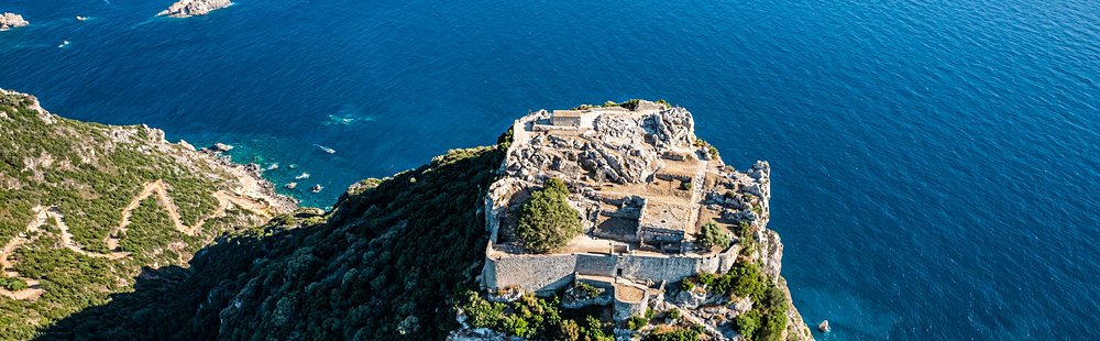 Angelokastro, forteresse byzantine