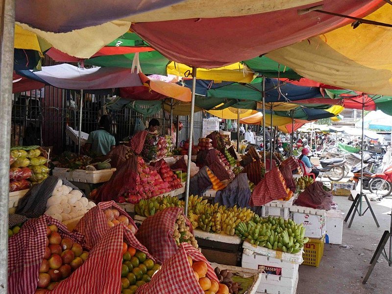Marché central Phsar Nath
