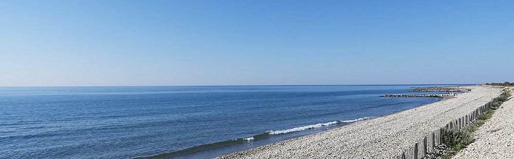 La plage des Aresquiers à Frontignan