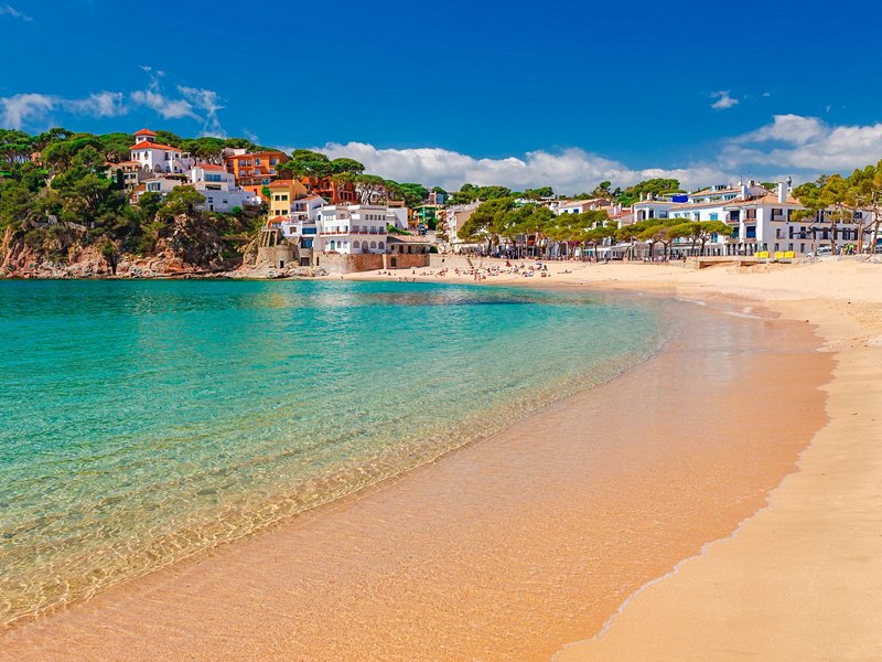 La plage de Calella de Palafrugell