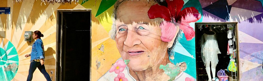 Apprécier le street-art du village