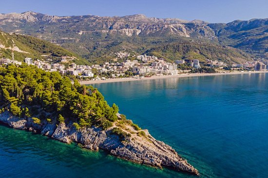 Becici beach