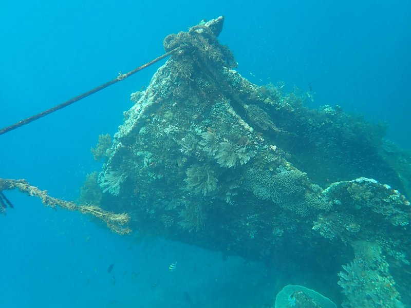 L'épave du Japanese Wreck