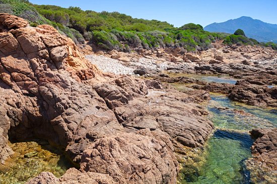 La plage de Capo di Feno, Ajaccio