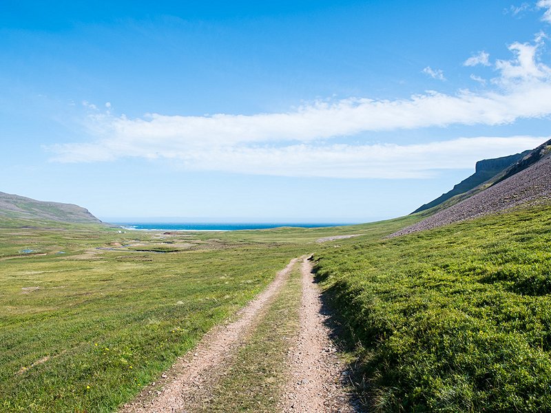Les sentiers de randonnée de Viknaslodir