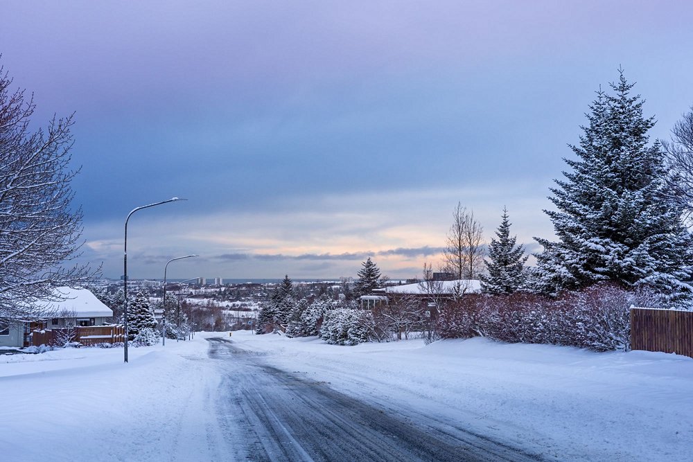Islande au mois de  février