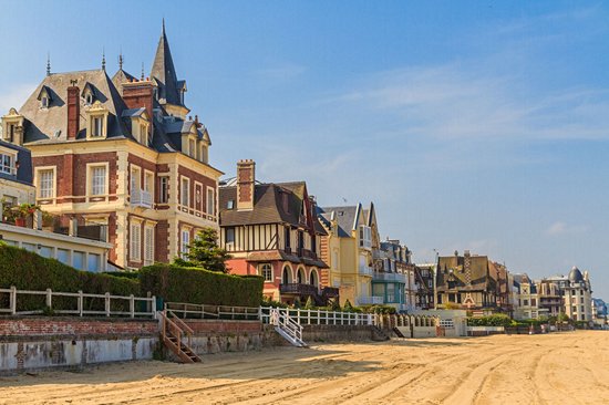 Les plages de Deauville et Trouville