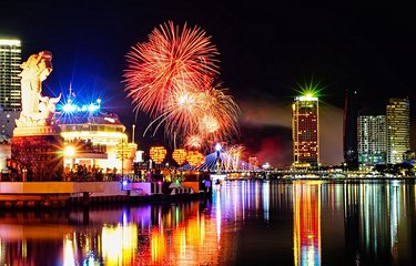Le festival international des feux d'artifices à Danang