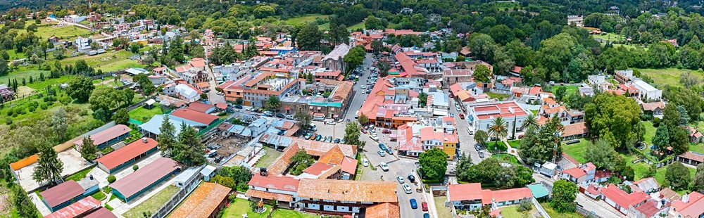 Le village Huasca de Ocampo