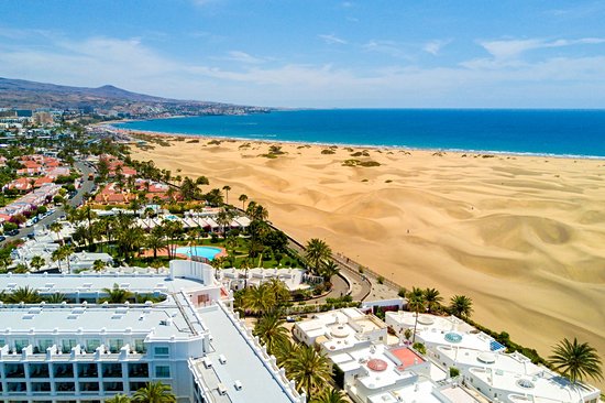 La plage de Maspalomas