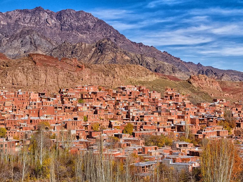 Le village d'Abyaneh