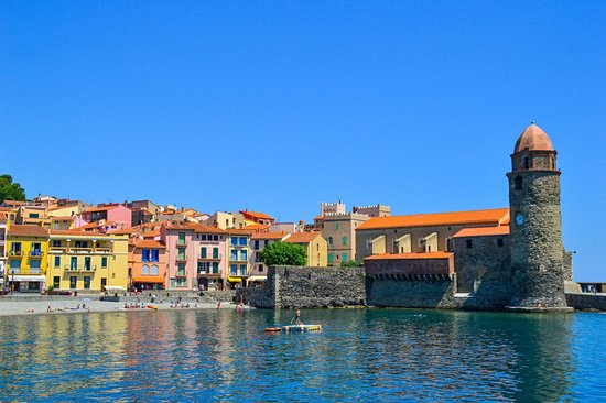 La plage Saint-Vincent à Collioure