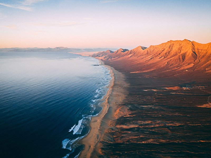 La plage de Cofete