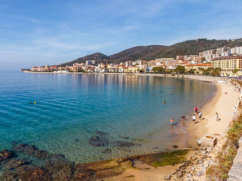 La plage de Saint-François, Ajaccio
