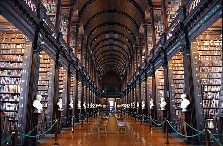 La Long Room de Trinity College