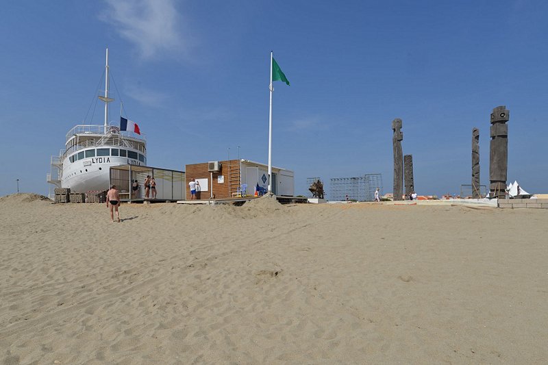 plage La plage du Lydia au Barcarès