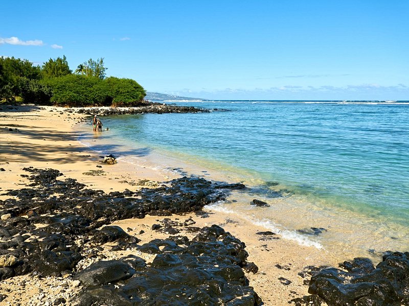 La plage de la Saline