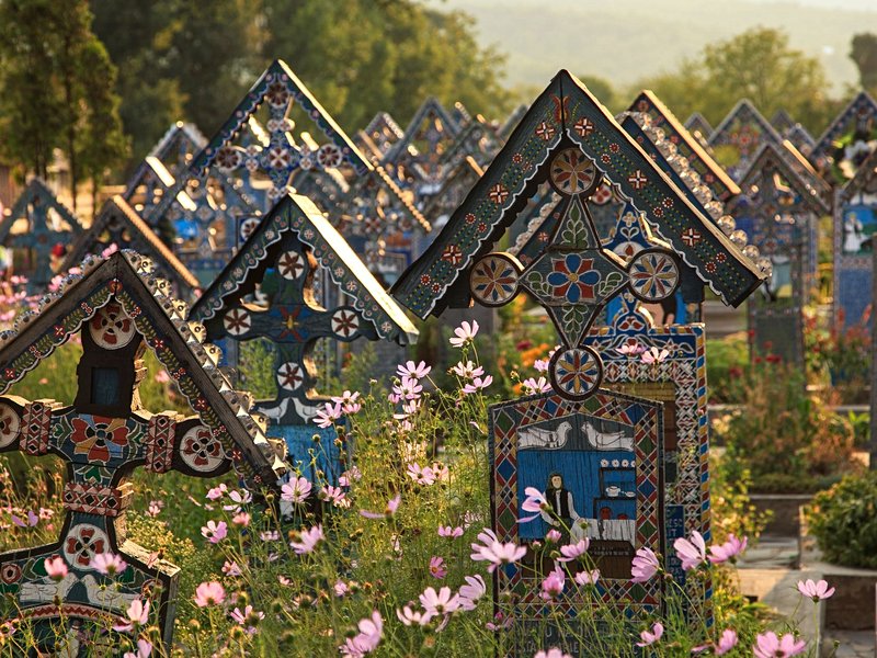 Le « joyeux » cimetière de Sapanta