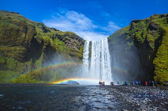 Skógar et Skógafoss