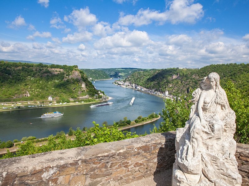 La rando des poètes : les trois châteaux et le rocher de la Loreley