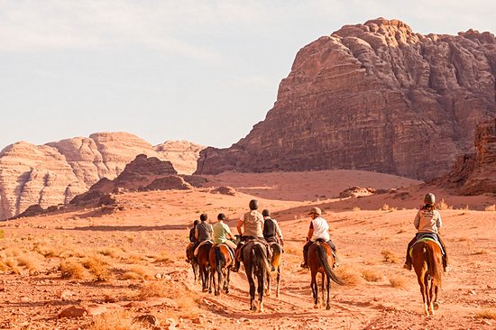 Suivre la trace de Lawrence d'Arabie à cheval