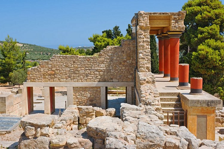 Les vestiges du palais de Cnossos 2