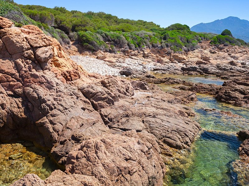 La plage de Capo di Feno, Ajaccio